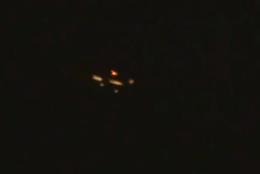 UFO with "windows" video taped over Madrid