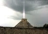 Maya pyramid light beam