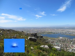 Daytime UFO photo taken over Cape Town, South Africa
