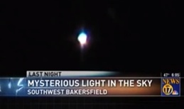 UFO over Bakersfield big as a planet