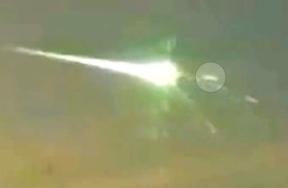 Was the Russian meteor hit by a UFO?